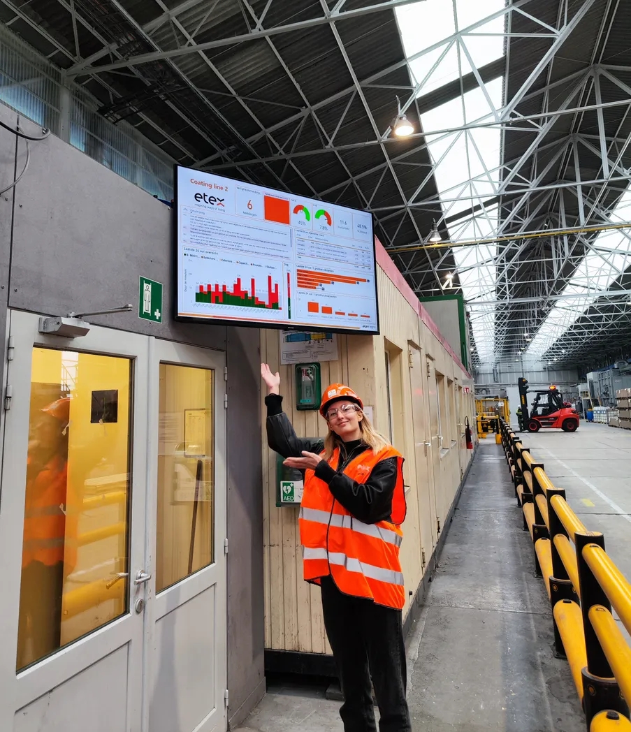 Etex optimises production lines with interactive Power BI dashboards.